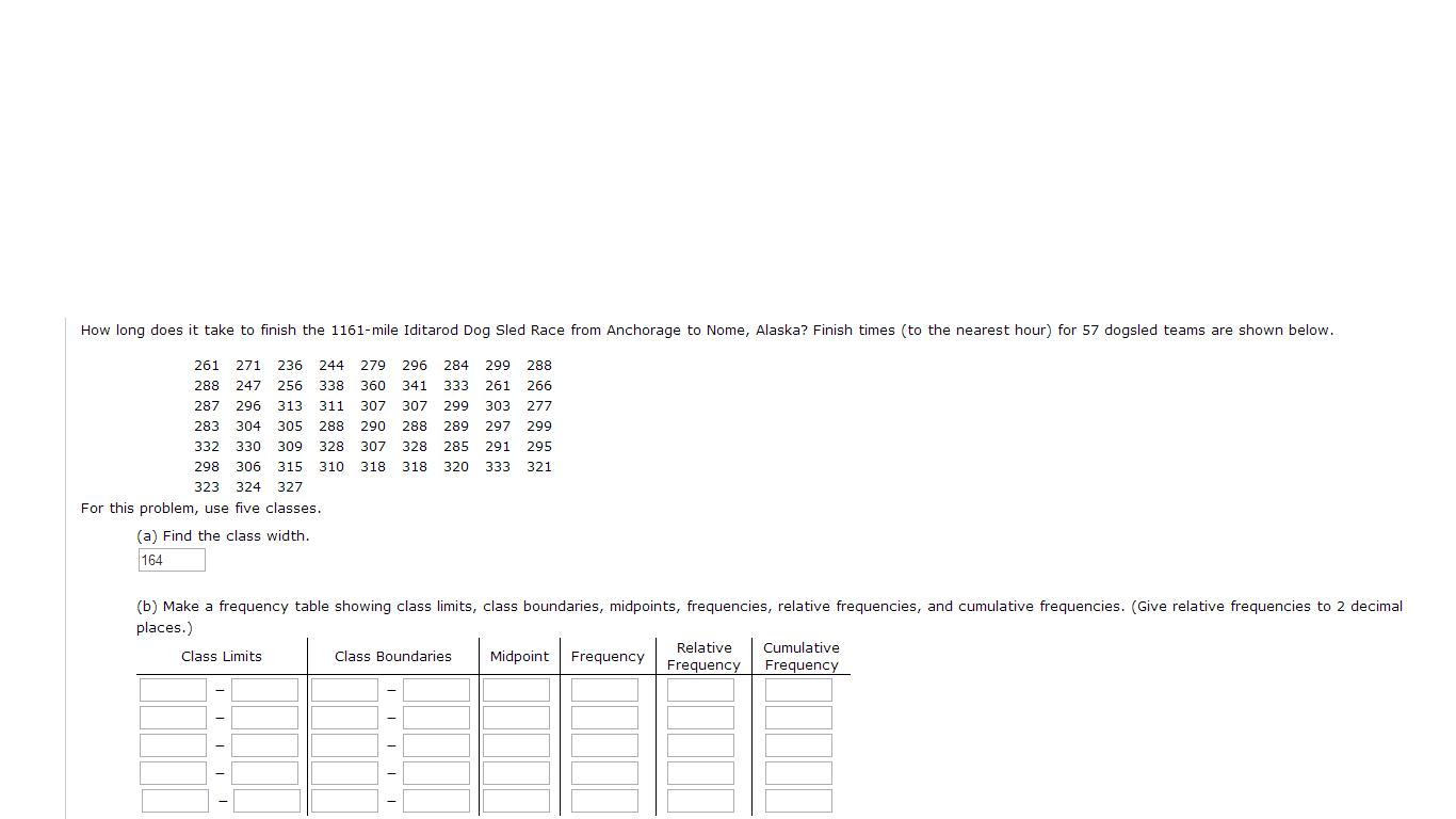 Sled alaska homework help