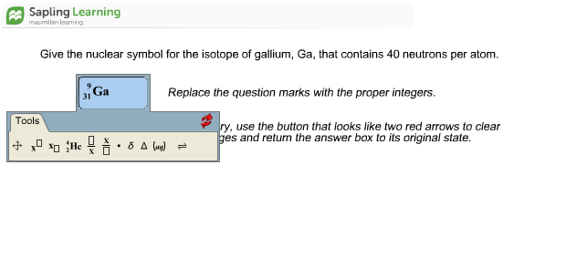 Solved: Sapling Learning Macmilan Learning Give The Nuclea... | Chegg.com