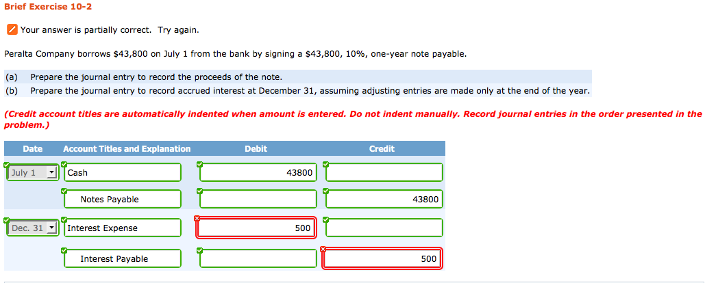 Solved Peralta Company borrows $43,800 on July 1 from the | Chegg.com