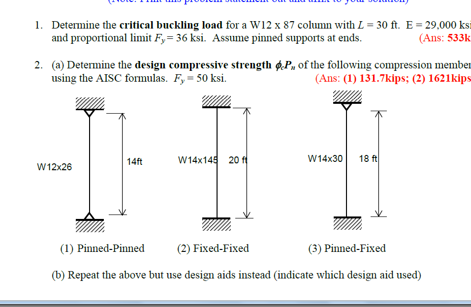 solved-1-determine-the-critical-buckling-load-for-a-w12-chegg