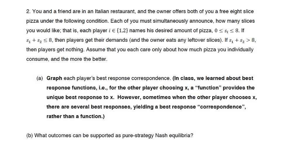 Solved You and a friend are in an Italian restaurant, and | Chegg.com