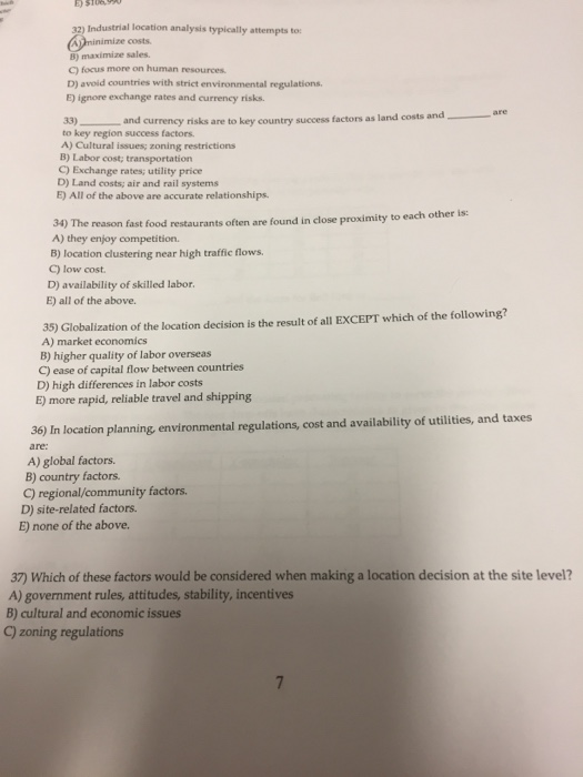 Location strategy example picture