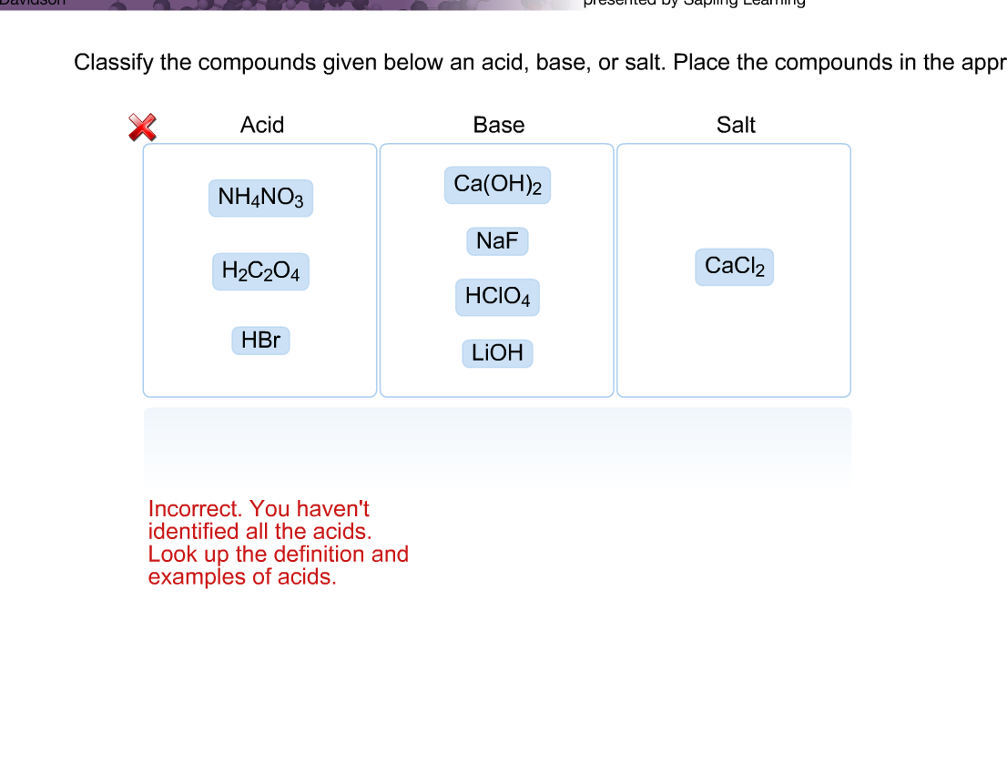 solved-classify-the-compounds-given-below-an-acid-base-chegg