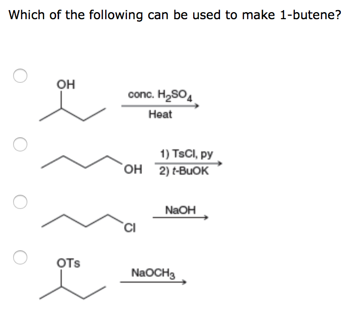 Solved Which of the following can serve as a nucleophile? | Chegg.com