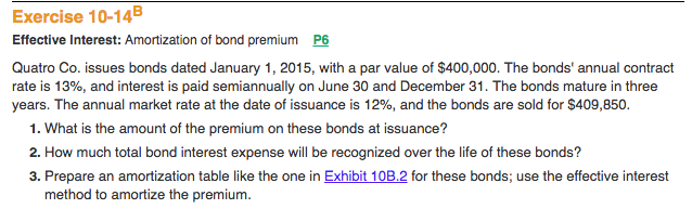 premium bond amortization