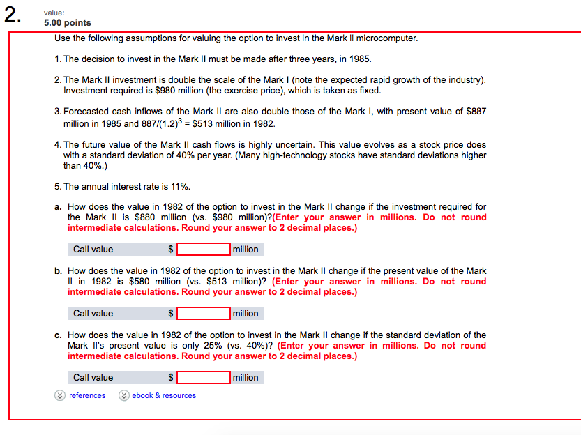 Valuing unvested stock options