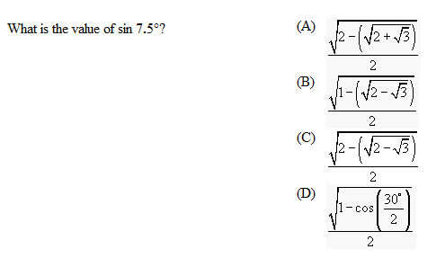 sin root 3 by 2 value in degrees