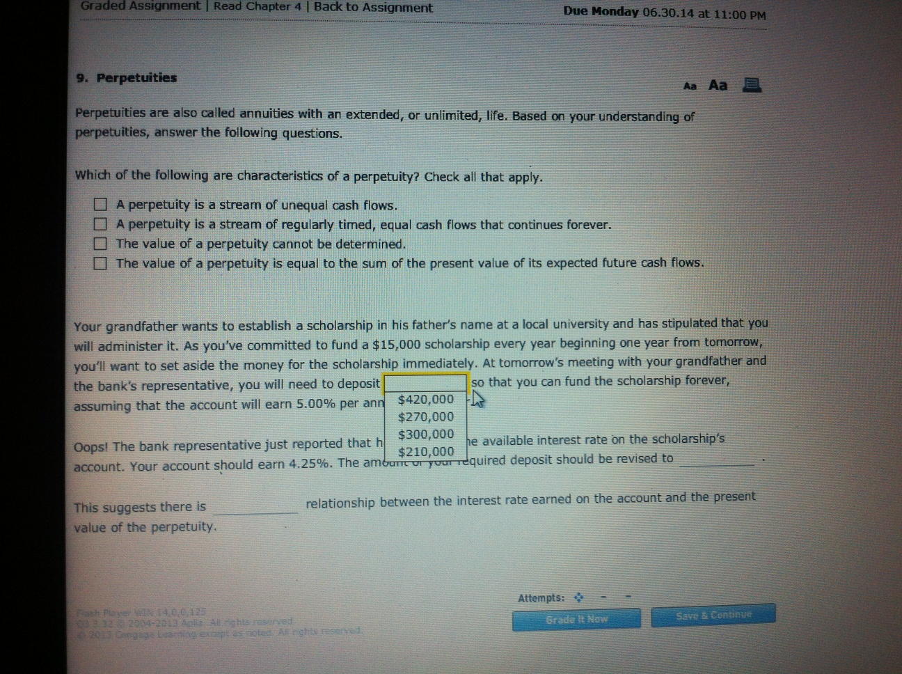 Homework help with annuities