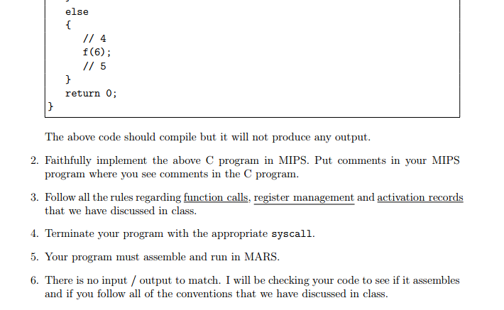 Program To Convert C To Mips Translation