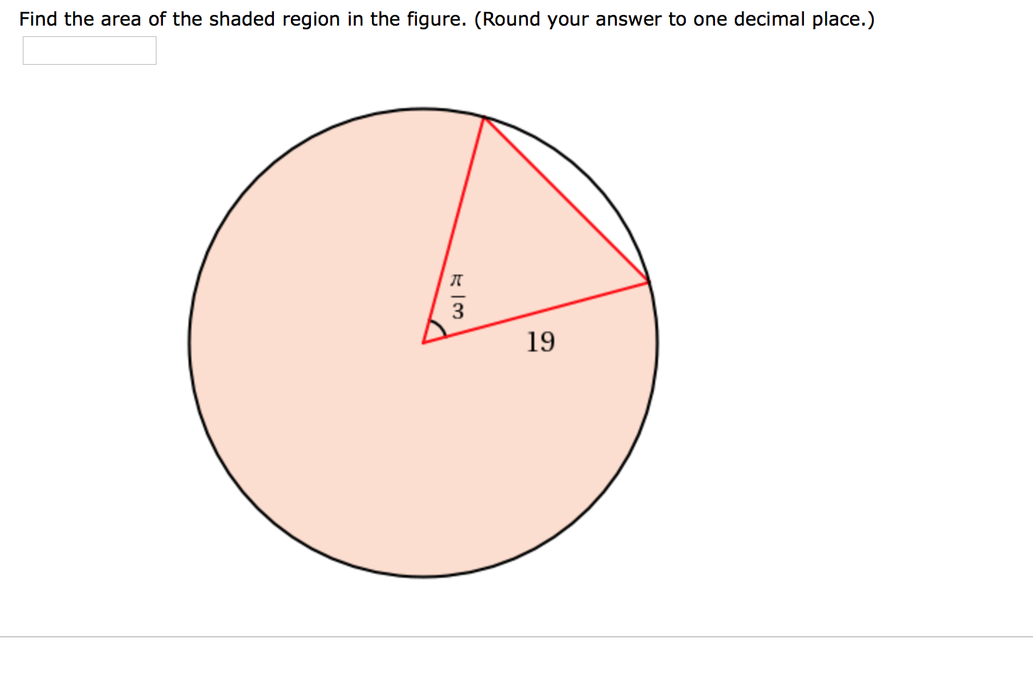 What Is The Area Of The Shaded Region In The Figure Below 20 9 10