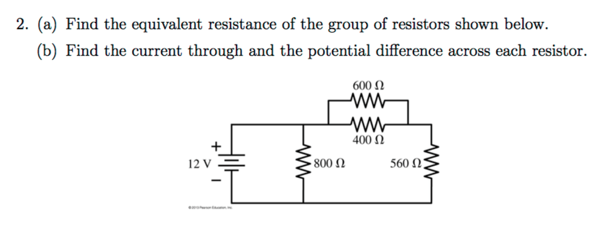 Solved Find The Equivalent Resistance Of The Group Of Res...