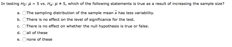 solved in large sample statistical tests about the popula large sample size
