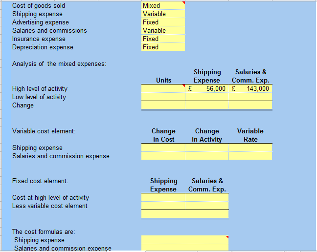 Excel homework help please