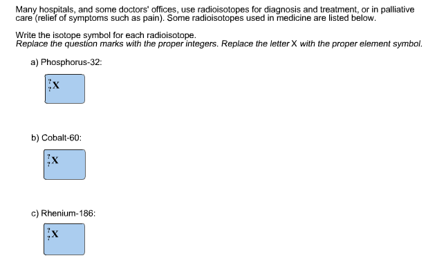 Isotope homework help