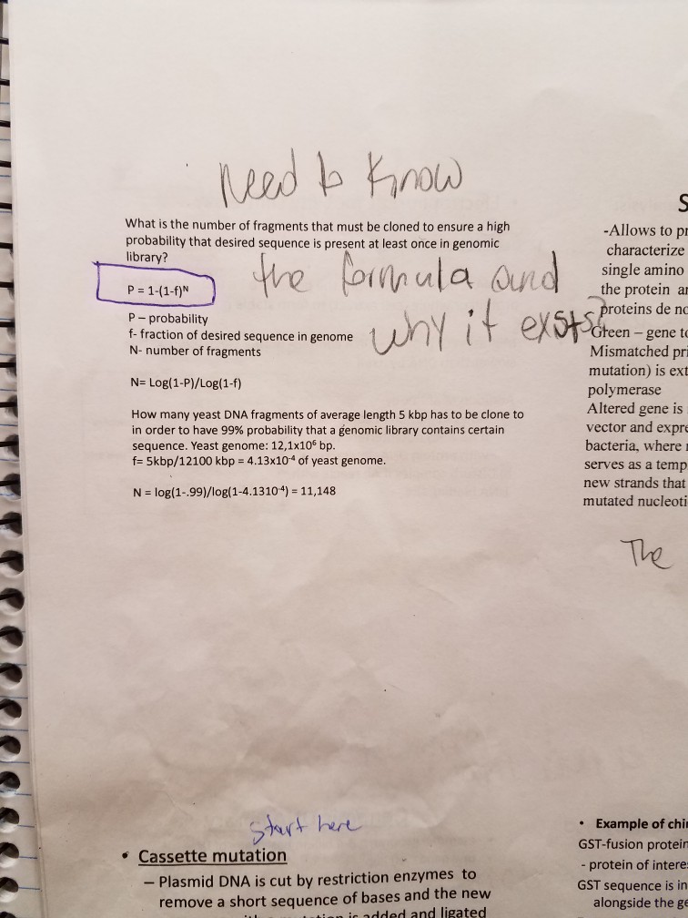 Question: The formula that is circle as seen above, why does it exists?