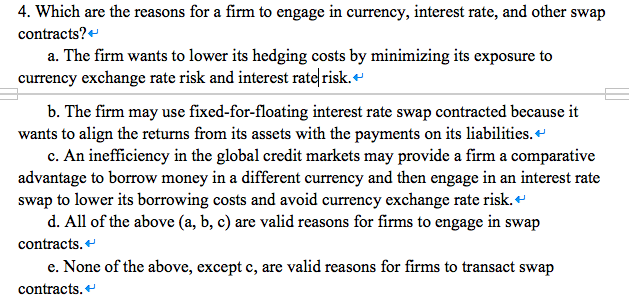 How can carson use stock options to reduce its exposure to this risk