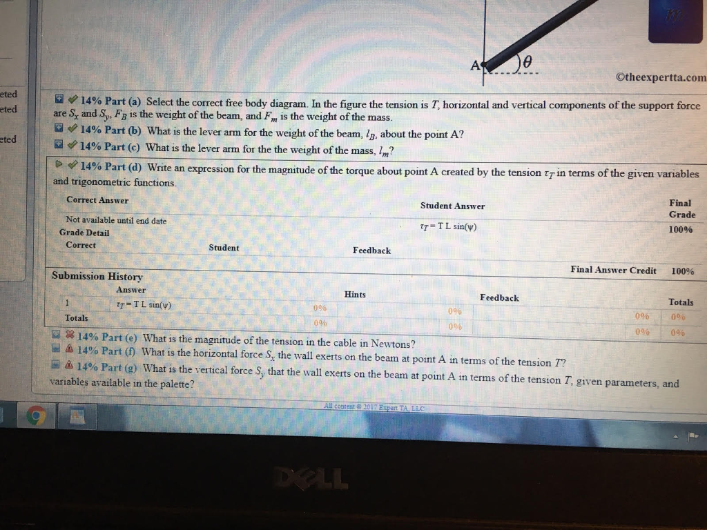 Question: St27mo.theexpertta.com/Common/TakeTutorialAssignment.aspx Home 1 Student: hmo99990@ucmo.edu My Ac...