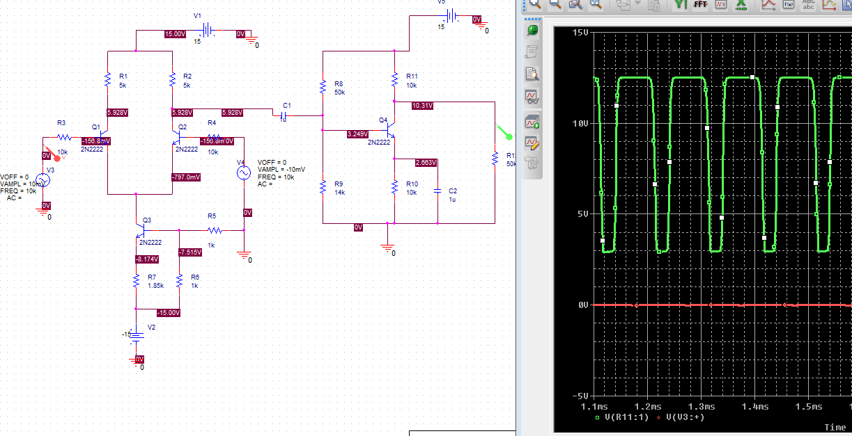 Use PSPICE To Design A Multistage Amplifier Using ... | Chegg.com