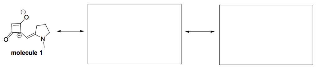 Question: 1) For each of the pairs of molecules drawn below, place lettersin the corner boxes correspondin...