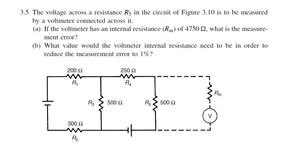 Solved: The Voltage Across A Resistance R_5 In The Circuit... | Chegg.com