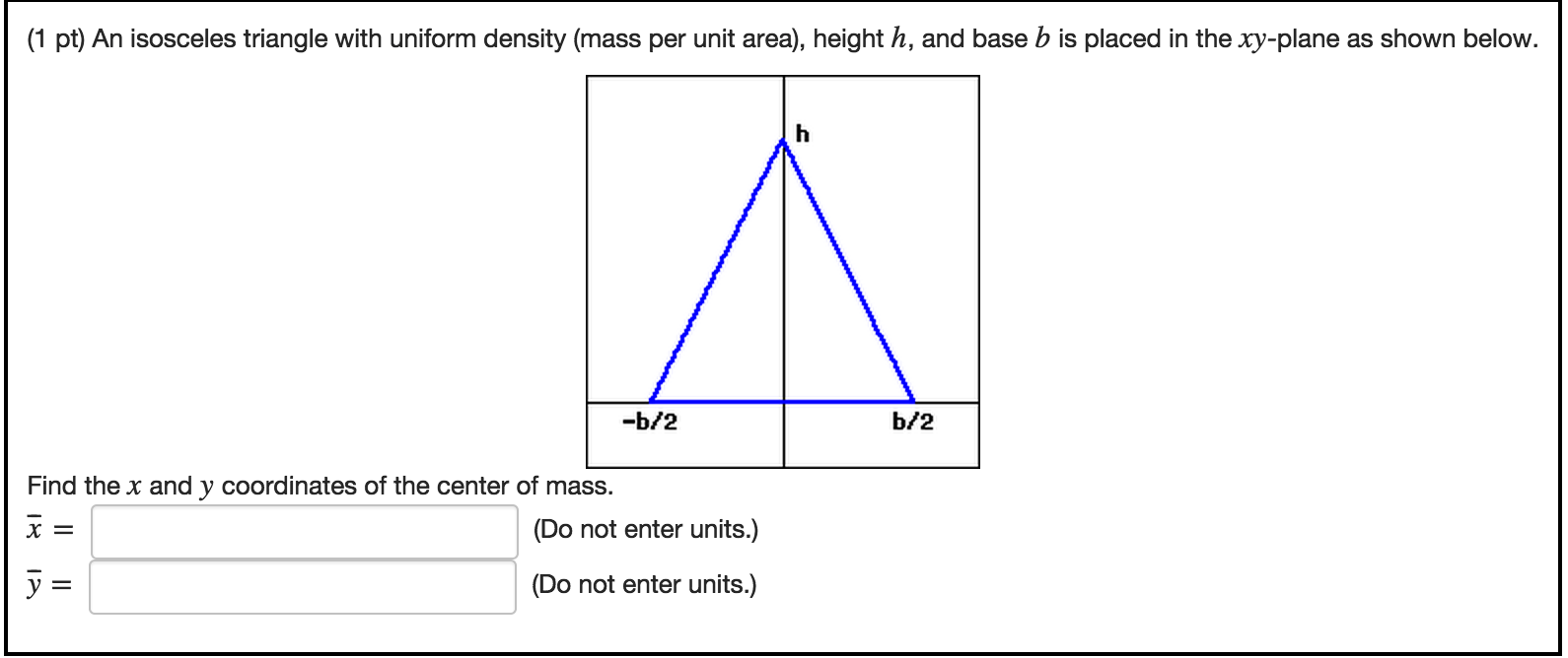 height of isosceles triangle