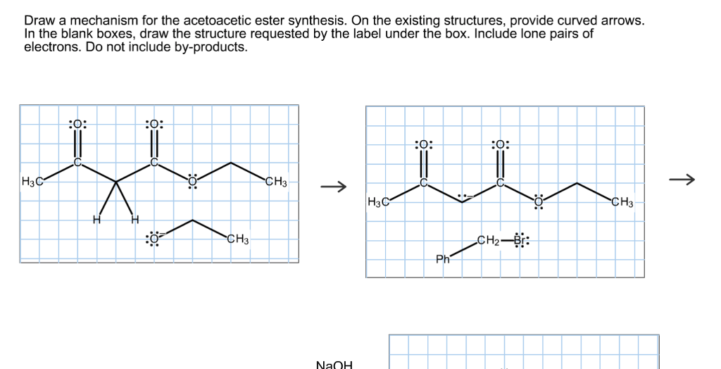 Solved Draw A Mechanism For The Acetoacetic Ester Synthes...