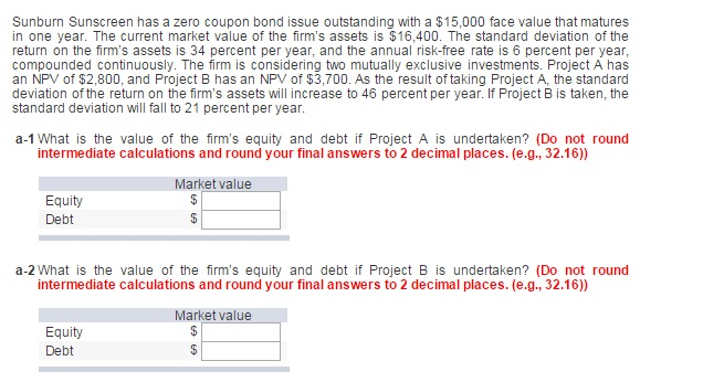 Zero coupon bond type