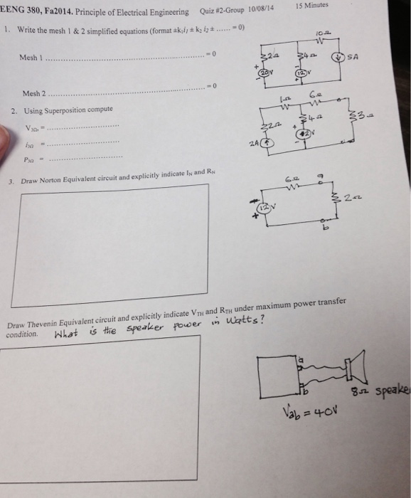 Electrical Engineering Archive | October 08, 2014 | Chegg.com