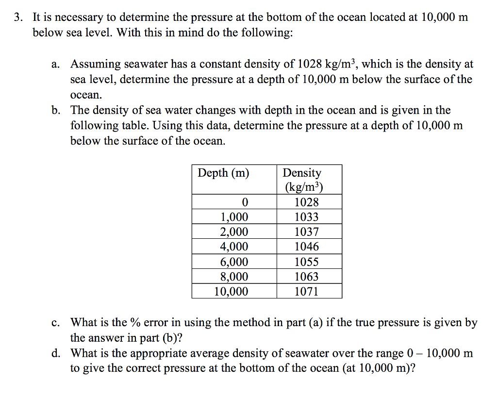 Solved It is necessary to determine the pressure at the | Chegg.com, image size:1024x818