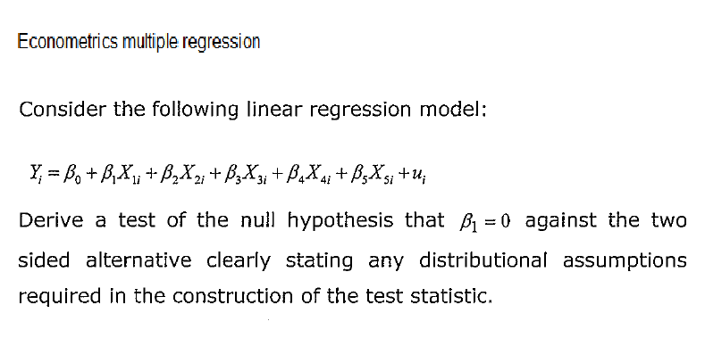 how to write a multiple linear regression equation