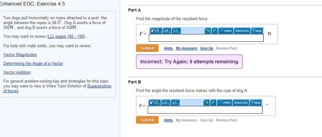 Solved: Two Dogs Pull Horizontally On Ropes Attached To A | Chegg.com