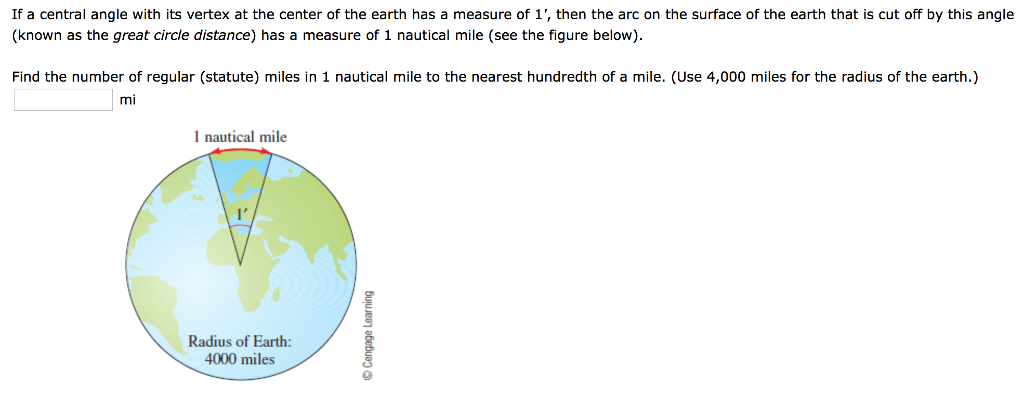 Solved If a central angle with its vertex at the center of | Chegg.com