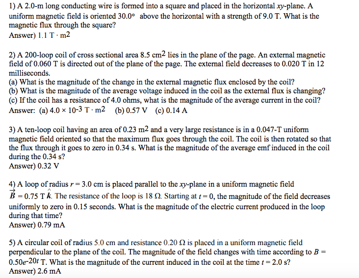 Solved A 2.0-m long conducting wire is formed into a square 