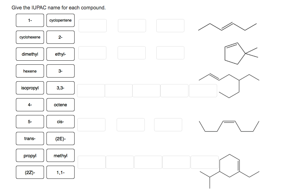 Solved Give the IUPAC name for each compound. | Chegg.com