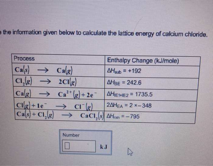 Solved: The Information Given Below To Calculate The Latti... | Chegg.com