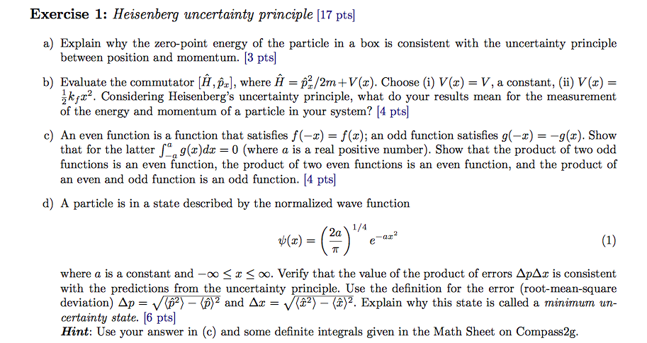 heisenberg principle particle