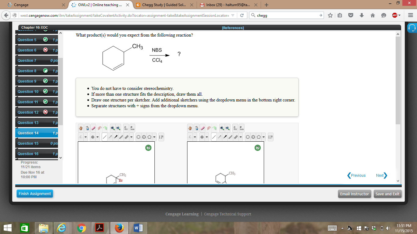 Cengage owl chemistry image