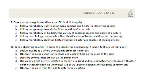 Question: Answer the Multiple Choice Questions: 6. When a petri dish/ solid agar culture is incubated upsid...