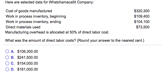 Solved Here are selected data for Whatchamacallit Company: | Chegg.com