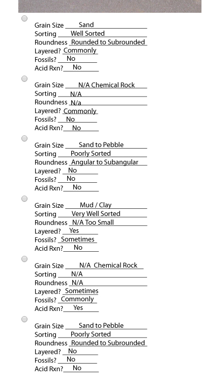 solved question 14 choose the name of the rock shown belo chert grain size