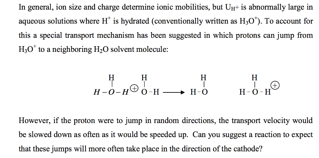 in general ion size and charge determine ionic mo chegg com ionic size