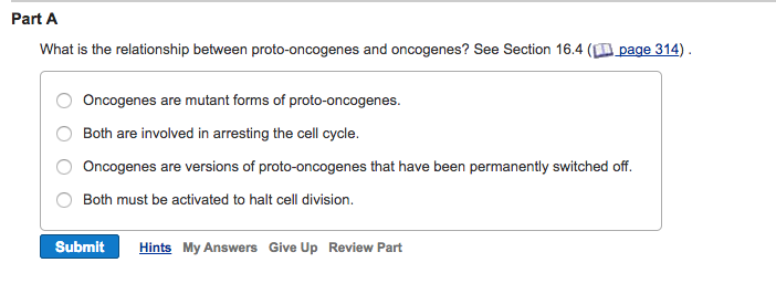 Question: What is the relationship between proto-oncogenes and oncogenes?  Oncogenes are mutant forms of pr...