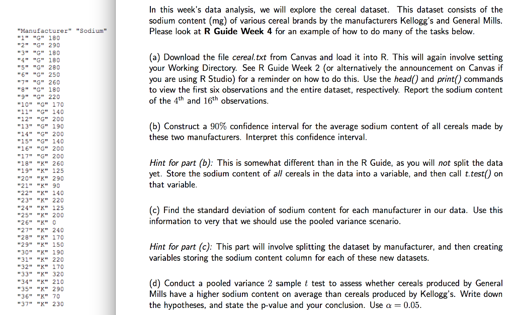 data analysis example