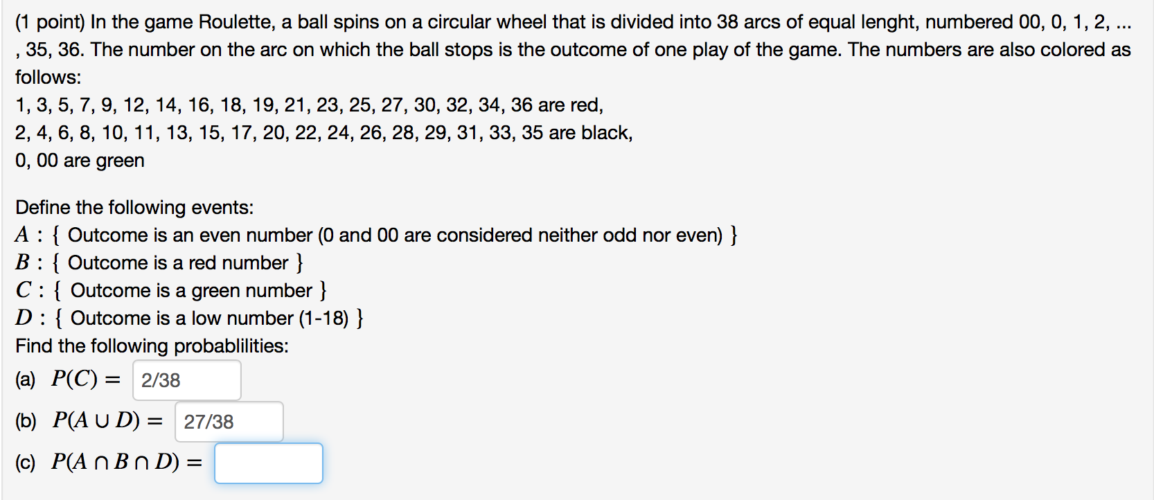 Solved In the game Roulette, a ball spins on a circular | Chegg.com