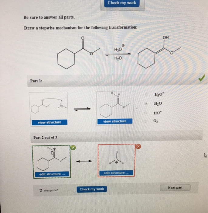 Solved Draw A Stepwise Mechanism For The Following Transf...