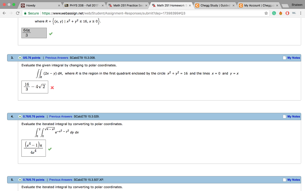 Question Please Answer All The Questions 1 Use A Double Integral To Find The Area Of The Region One Loop Essayprimier