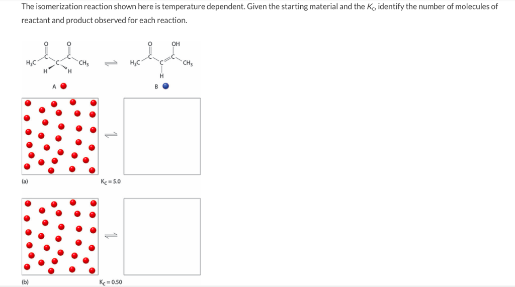 Solved The isomerization reaction shown here is temperature 