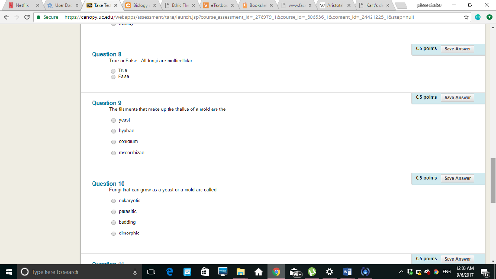 Question: ← → C Secure https://canopy.uc.edu/webapps/assessment take aunchjsp?course assessment id-2789...