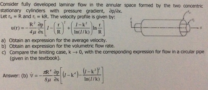 Solved: Consider Fully Developed Laminar Flow In The Annul... | Chegg.com