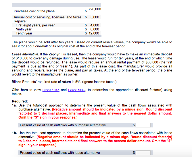 solved problem 13 22 net present value analysis of a leas purchase vs lease analysis